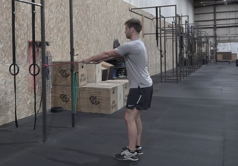 Standing Banded Row Movement Fix